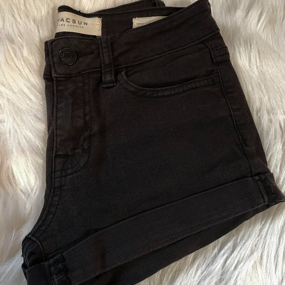 Pacsun Black Jean Shorts